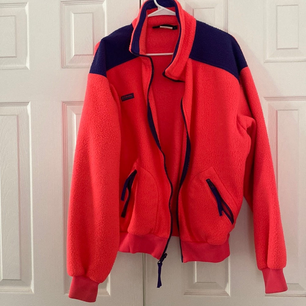 Neon Pink Columbia Fleece